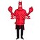 EraSpooky Mens Halloween Lobster CostumeRed OneSize