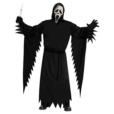 Fun World Ghost Face Aged Adult Plus Size Costume