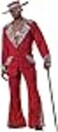 California Costumes Pimp Costume Red Mens Medium