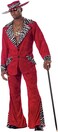 California Costumes Pimp Costume Red Mens Medium