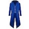 HZY HZY Mens Steampunk Vintage Tailcoat Jacket Gothic Victorian Frock Coat Uniform Halloween Costume