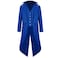 HZY HZY Mens Steampunk Vintage Tailcoat Jacket Gothic Victorian Frock Coat Uniform Halloween Costume