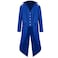 HZY HZY Mens Steampunk Vintage Tailcoat Jacket Gothic Victorian Frock Coat Uniform Halloween Costume