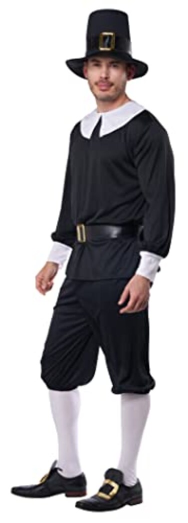 California Costumes Pilgrim Man Costume XLarge BlackWhite