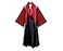 DJF Mens Kendo Hakama Aikido Japanese Samurai Costume Judo Martial Arts Uniform Red M BB2058AA