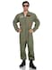 Leg Avenue Mens Licensed Top Gun Flight Suit Costume MEDLGE KhakiGreen