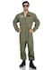Leg Avenue Mens Licensed Top Gun Flight Suit Costume MEDLGE KhakiGreen