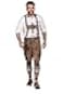 Lederhosen Store Oktoberfest Bavarian Herren Short Lederhosen for Men Traditional Authentic German Outfit Brown