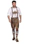 Lederhosen Store Oktoberfest Bavarian Herren Short Lederhosen for Men Traditional Authentic German Outfit Brown