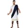 California Costumes Grecian Toga whitenavy Mens Large