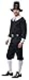 California Costumes Pilgrim Man Costume Medium BlackWhite