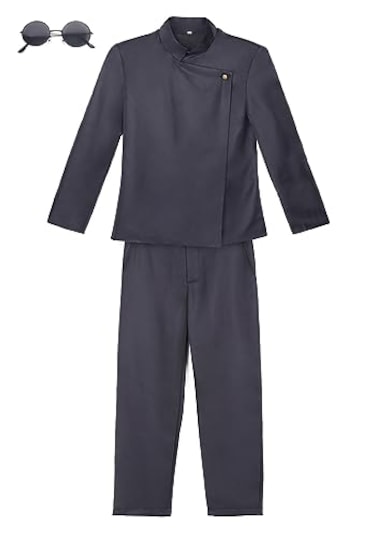 C-ZOFEK CZOFEK US Size Anime Cosplay Costume Mens Uniform Jacket Pants with Glasses Medium