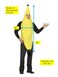 Rasta Imposta Lightweight Banana Costume Yellow One Size