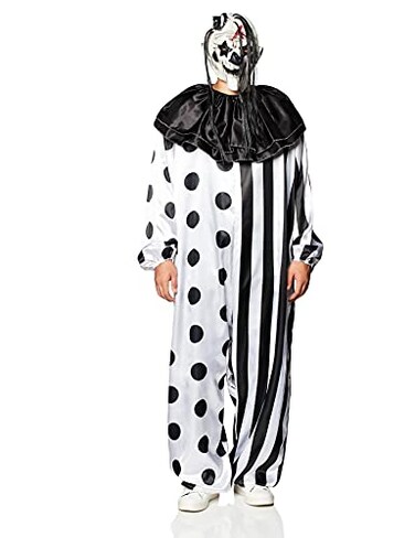 Fun World FunWorld Killer Clown Complete BlackWhite One Size