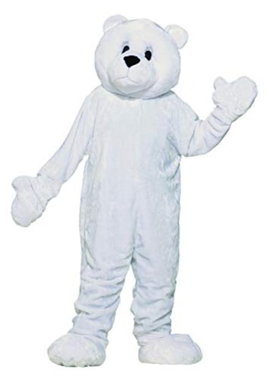 Rubies Polar Bear Mascot Costume for Adults Unisex One Size