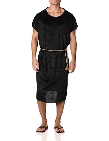 Rubies Roman Black Tunic Costume for Adults Mens Standard