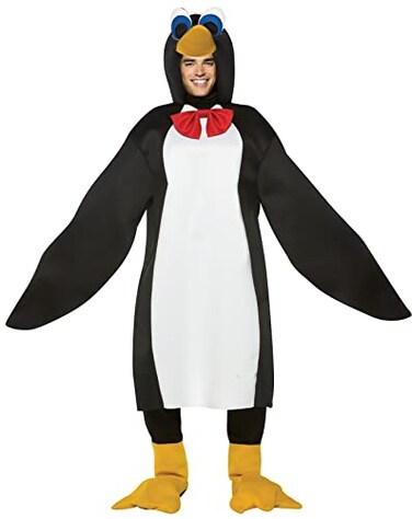 Rasta Imposta Lightweight Penguin Costume BlackWhite One Size