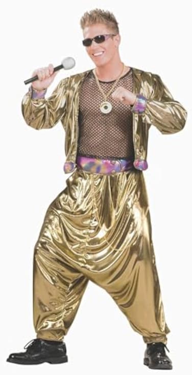 Rubies 1980s Video Superstar Costume for Adults Mens Standard