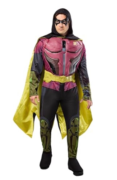 Rubies DC Arkham City Robin Costume for Adults Mens Medium