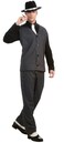 Rubies 1920s Gangster Costume for Adults Mens Standard