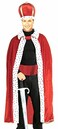 Rubies Mens King Robe and Crown Set Red One Size