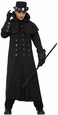 Rubies Warlock Coat Costume for Adults Mens Standard Black