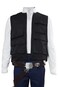 Cosplaysky Mens Cosplay Costume Black Vest Halloween Cosplay Sleeveless Jacket with MultiPockets