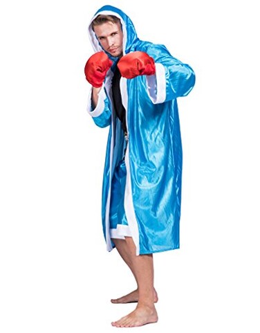 EraSpooky Mens Adult Boxer Halloween Boxing CostumeBlue OneSize