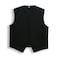 AMNPOLEN Unisex No Pocket Button Uniform Vest Halloween Costume Outfit Small Black