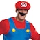 Disguise Mens Mario Costume Official Super And Hat Adult Sized Blue Medium US