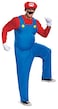 Disguise Mens Mario Costume Official Super And Hat Adult Sized Blue Medium US
