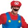 Disguise Mens Mario Costume Official Super And Hat Adult Sized Mario XXL 5052