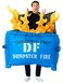 Rubies Dumpster Fire Inflatable Costume for Adults Unisex One Size