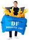 Rubies Dumpster Fire Inflatable Costume for Adults Unisex One Size