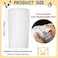 Hillban Halloween 3 Pcs Chef Unisex Costume Tall Hat Coat Bistro Apron Set Chef Jacket Coat Apron for ManLong SleeveWhiteLarge