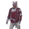 EraSpooky Men Werewolf Costume Full Moon Fury Wolf Halloween Cosplay Suit with Wolf Mask and Gloves