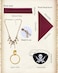 WooHand Pirate Costume Accessories Set 5Piece Pirate Head Scarf Sash Necklace Eye Patch Earring for Adults Red