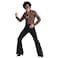 BONGZUO 70s Outfits for Men 6 Pcs Disco Outfit Retro Costume with Bell Bottom PantsZ3737STBKXL