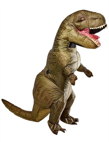 Rubies at Party City Jurassic World TRex Inflatable Costume for Adults Unisex Plus