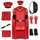 IKaewe Anime Costume Cosplay Outfit Cloak Cap Suit with Wig