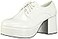 Ellie Shoes Mens Platform White Medium