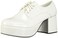 Ellie Shoes Mens Platform White Medium