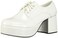 Ellie Shoes Mens Platform White Medium