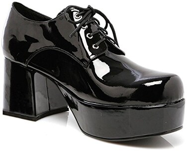 Ellie Shoes Mens Platform Black Small