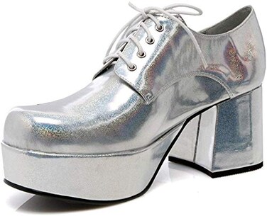 Ellie Shoes Mens Platform Slvh Medium Silver