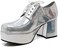 Ellie Shoes Mens Platform Slvh Medium Silver