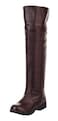 ACE SHOCK Mens Cosplay Boots Knee High Equestrian Riding Tall Boots Costume Shoes 125 Brown