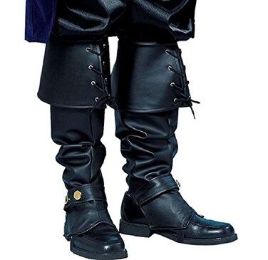 Rubies Pirate Boot Covers for Adults Mens One Size