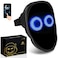 MEGOO Led Mask with Bluetooth Programmable AppShining Led Light Up Digital Face Changing Mask for Adult Kid Halloween Masquerade Party Battery