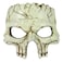 Rubies Cracked Foam Skull Half Mask for Adults Unisex No Size